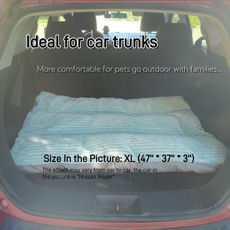 Large / Extra large dog bed ,Washable , Removable Cover , Flannel super soft Dog Crate Beds Fulffy Comfy Kennel Pad Anti-Slip Pet Sleeping Mat