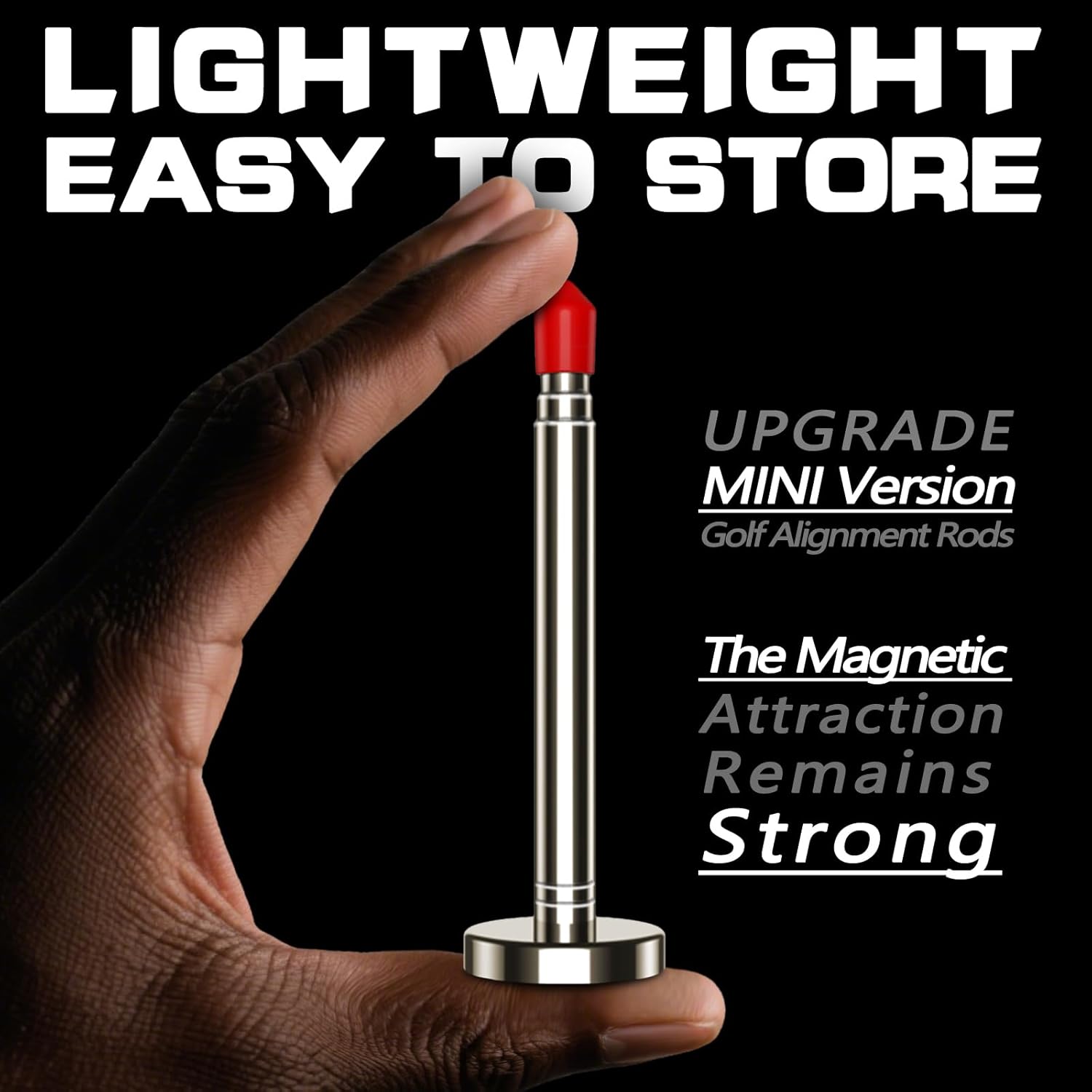 Golf Alignment Rods - Club Alignment Sticks with Telescopic  Corrector Trainer Aid Tools Help Visualize and Align Your Golf Shots Club,Swing Aim Practice Accessories Golf Gifts