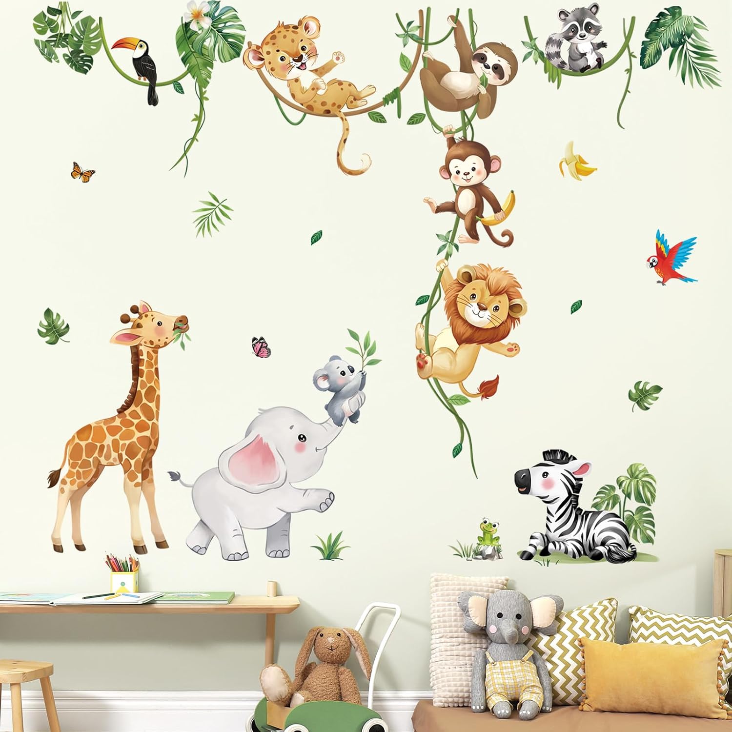 Safari  Jungle  Climbing Tree Wall  Stickers