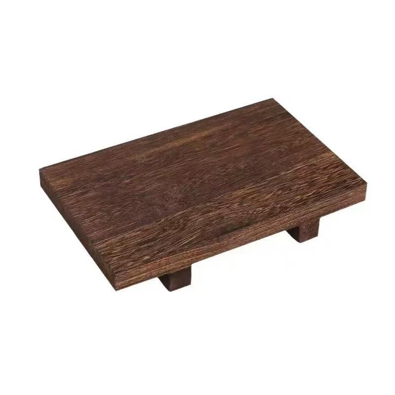 1 Pc Wooden Tray Organizer – Rectangular wood display tray for bathroom, vanity or tabletop. Perfect for holding vases, candles and essentials, stylish storage board for home décor and organization.