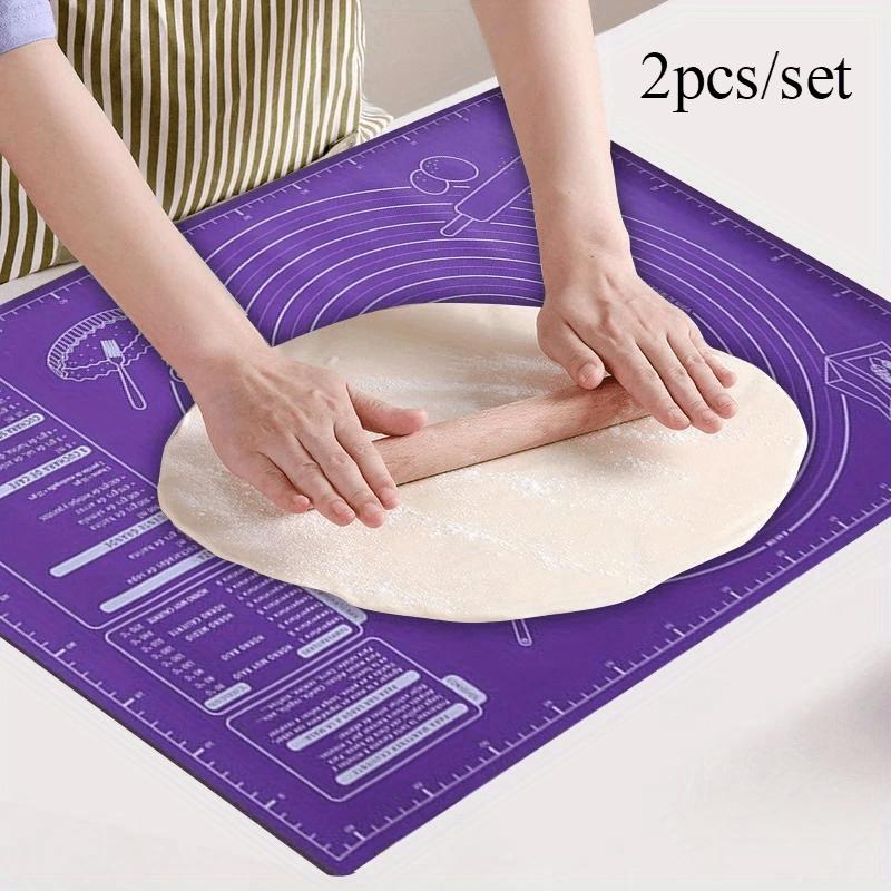 Pad Baking Mat Sheet Kneading Dough Mat For Kitchen Rolling Dough Pizza Large Dough Non-Stick Maker Holder Bakeware