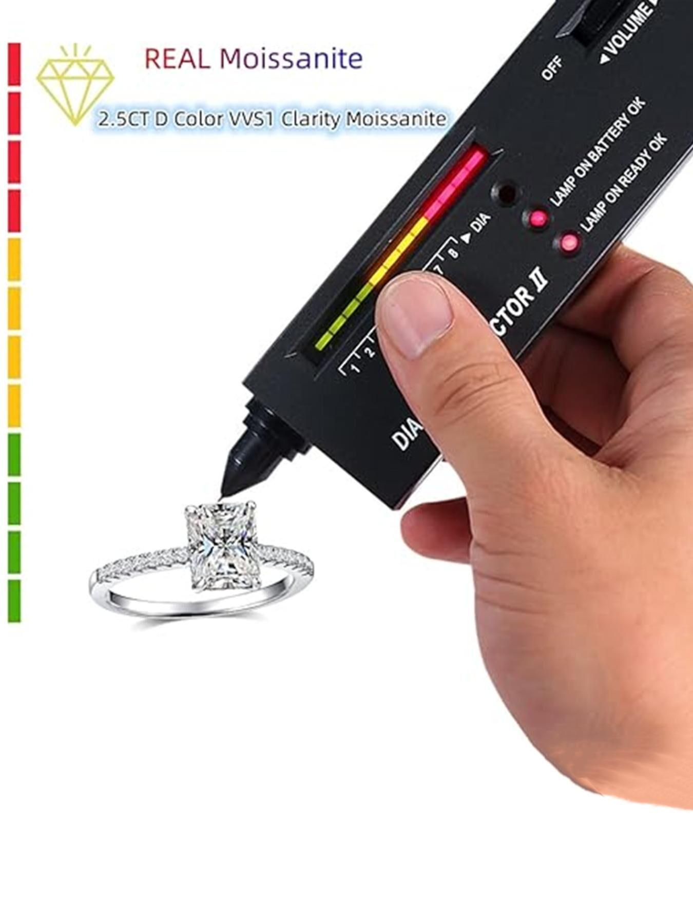 Elegant Moissanite Ring Rectangular Cut Bridal Wedding Engagement Ring Stackable Promise Rings for Women & Girls Anniversary Valentine's Gift