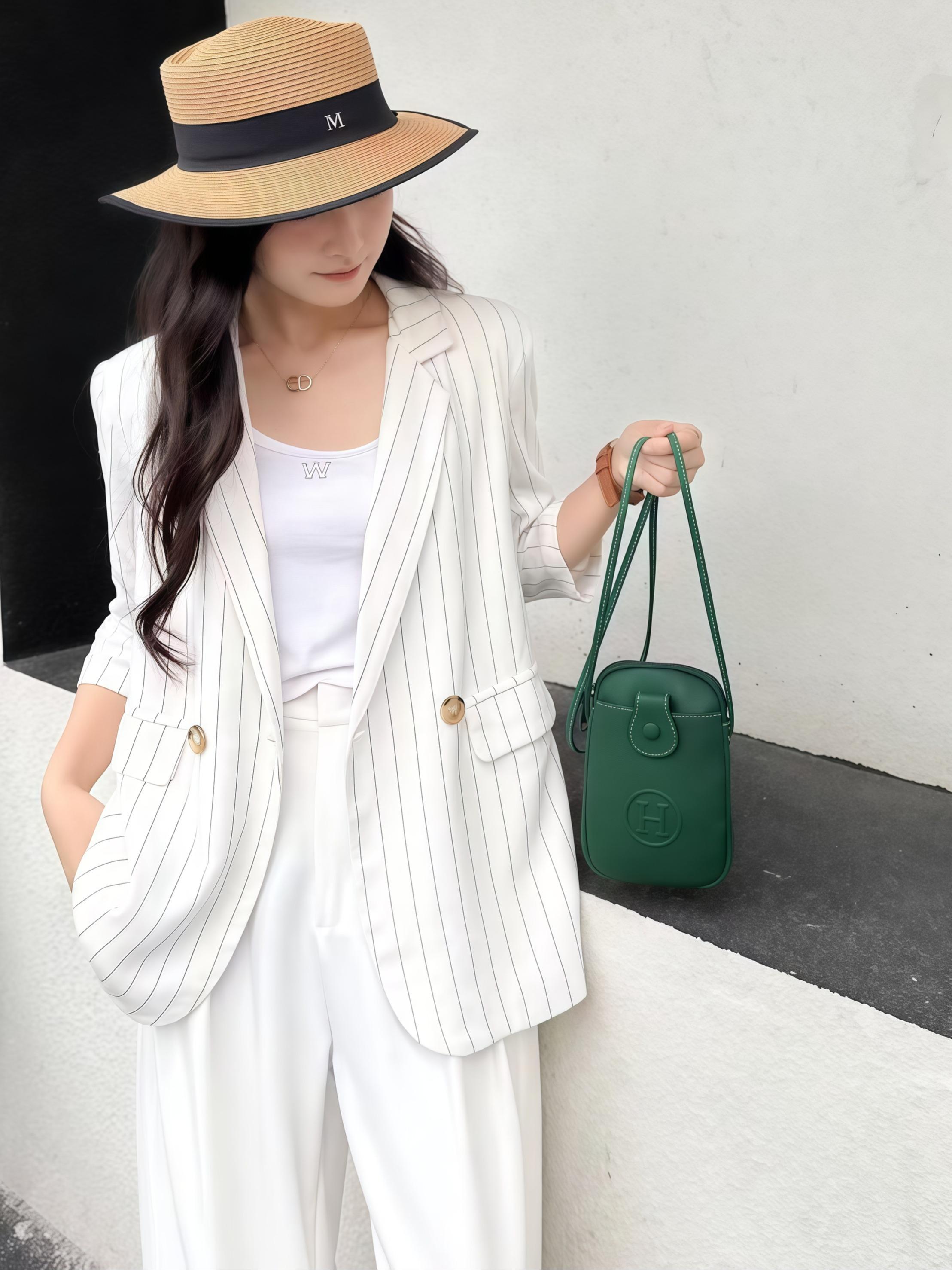 Fashionable Minimalist Letter Mini Crossbody Bag, Women's Versatile Phone Bag, Compact Portable Shoulder Bag, Multiple Colors Available