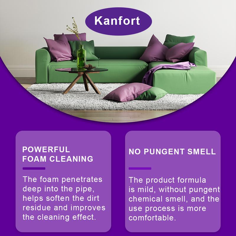 Professional Carpet Cleaner Spray – 16OZ/473ml Each Deep Cleaning Foam for Rugs, Upholstery & Fabric – Removes Stubborn Stains, Dirt & Pet Messes – No-Rinse, Fast-Drying & Odor-Eliminating Formula – Perfect for Homes, Offices & High-Traffic Areas