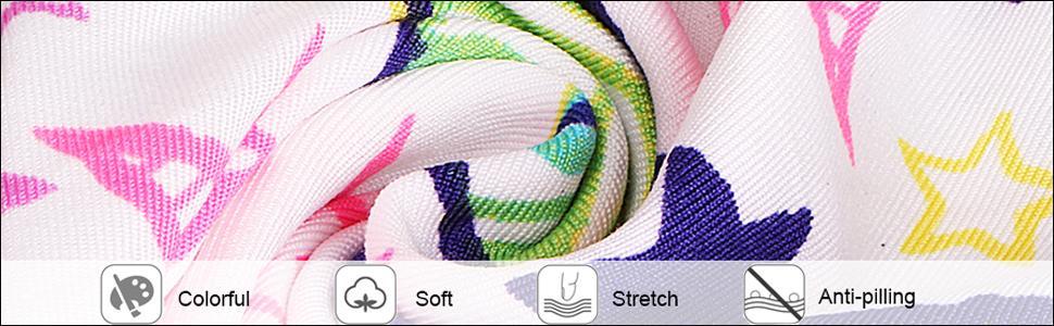 Girls Printed Leggings Multipack, Cute Stretch Ankle Length Pants for Ages 4-13