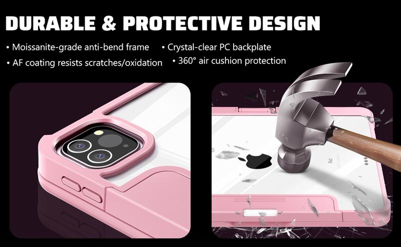 Touch Keyboard Case for iPad Air 11-inch (M3 2025 / M2 2024)& iPad Pro 13(4th/3rd/2nd/1st Gen):Multi-Touch Trackpad,360°Rotatable Thin Light for iPad Air 5/4 Gen