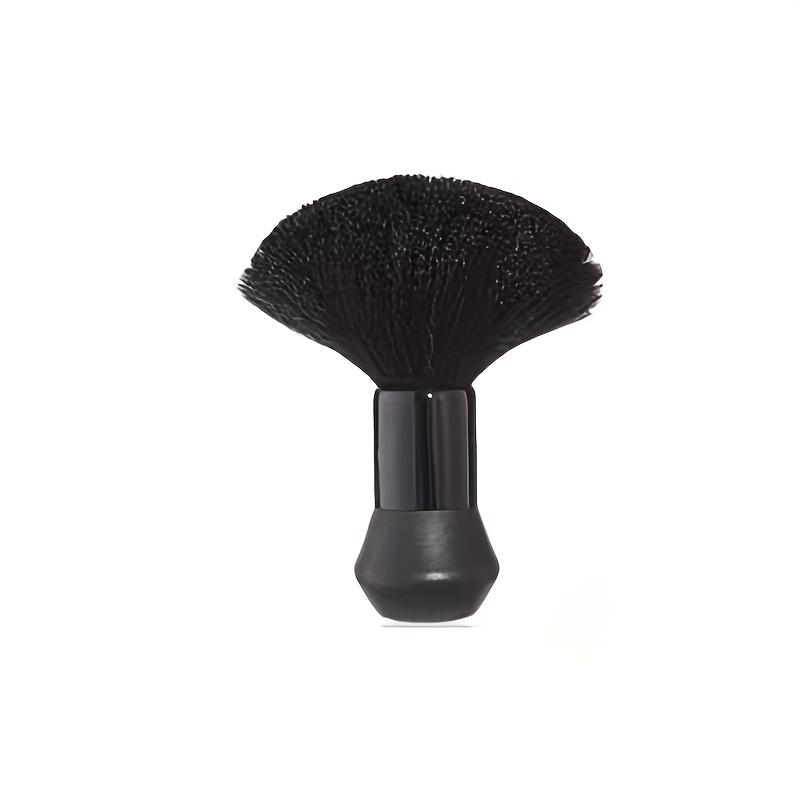 Professional Barber Neck Duster Brush, Hair Cutting Sweep Brush, Salon Styling Hairbrush Tools, 1pc Black Hair Cleaning Brush for Hairdressers, Antistatic Barber Shop Neck Dusting Brush