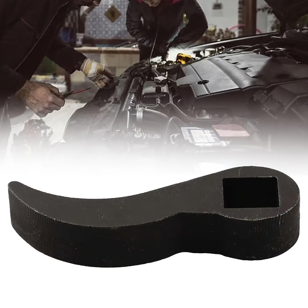 Adjustable Angle Horn Bar Adapter Tool, Carbon Steel Material, Compatible with 1/2 Torque Wrench, Half Shaft Drive Axle Removal Tool