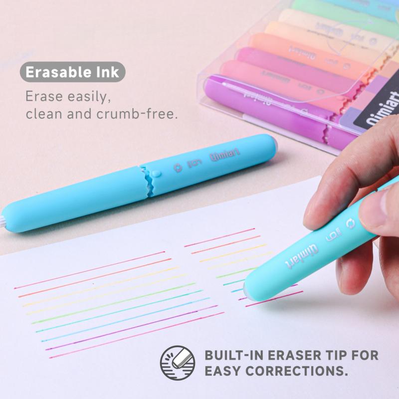 Erasable Gel Pens, 9/45 Colors Rotary Retractable Fine Point Erasable Pens,Vibrant Color Selection,Cute Eggshell Design,Erasable Ink,Make Mistakes Disappear for Drawing Writing Planner and Crossword Puzzles