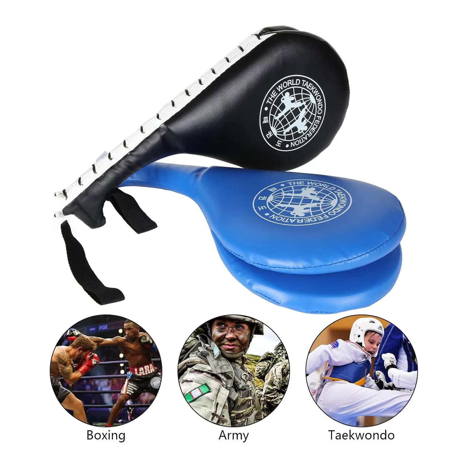 Taekwondo Kick Pads, Durable Striking Kick Pads, Kicking Target Pads, Punching Paddles for Tae Kwon Do, Karate, Kickboxing, Martial Arts Training