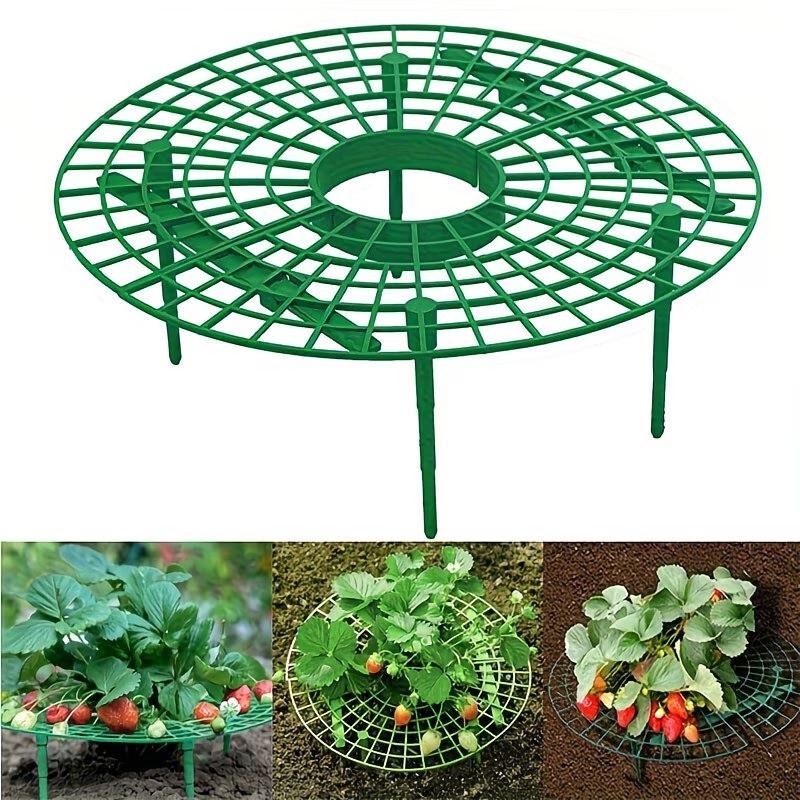 16-Piece Set, 8-In-1 Combo High-Quality Strawberry Planters, Quick Install Design, Multi-Functional Plant Rack for Strawberries & Small Plants