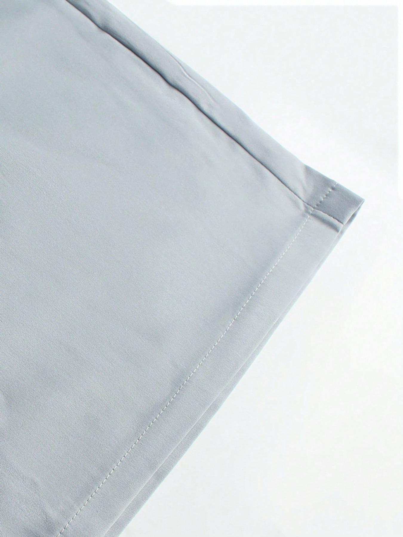 Men's Versatile Solid Color Wide Leg Pants, Unique Button Design, Fitted Style Perfect for Parties and Daily Wear, Casual Fitted Trousers