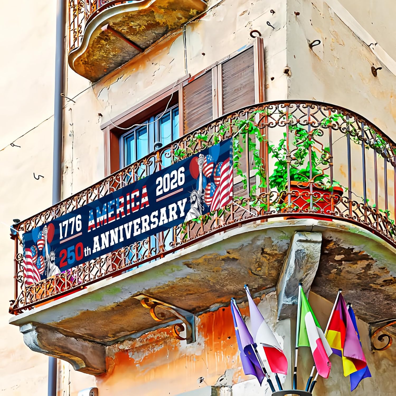 American Flag Eagle Banner, Polyester Material, Patriotic Party Decor, Independence Day Yard Decoration, Ideal Gift for Parties and Holidays