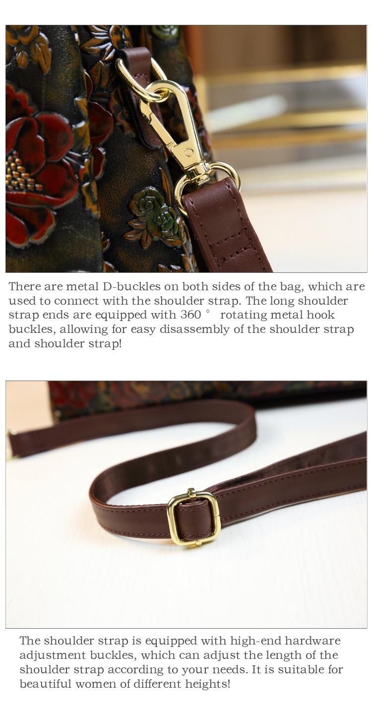 Vintage Commuter Classic Floral Design Handbag, Premium Shoulder Bag for Women, Fashion Crossbody Bag, Stylish and Durable