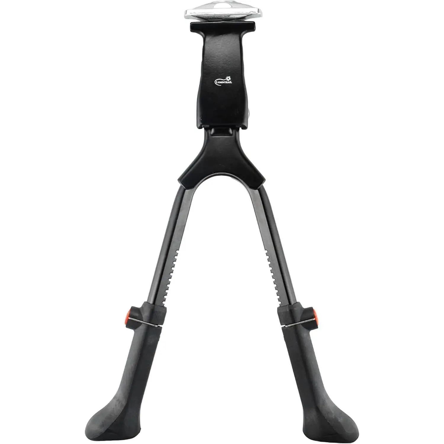 Lumintrail Center Mount Bike Double Leg Kickstand - Adjustable Height Kick Stands for 24, 26, 27.5, 29 Inch Adult Bicycles - Perfect for Cruiser, Road and Hybrids