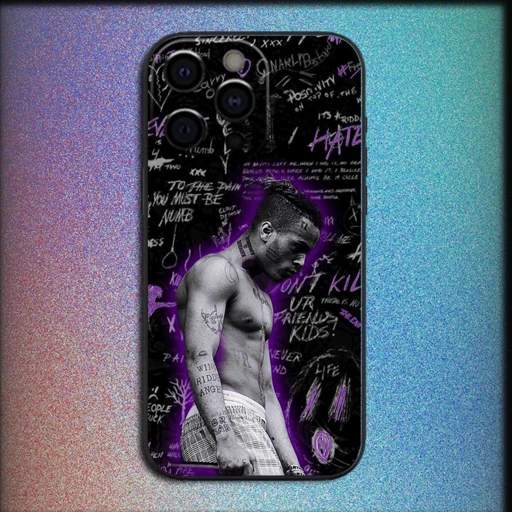 Rapper X-XXXTentacionS phone Cases For iPhone12-17 Promax Pro Plus,It's a great gift for a good friend, suitable for holidays, birthdays, and partie