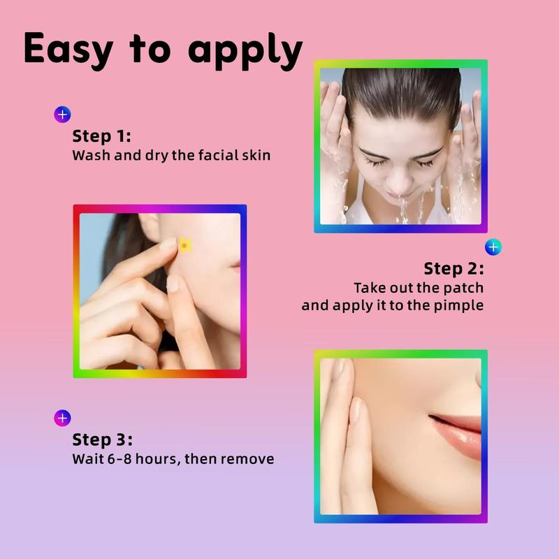 1400 Pieces Star-Shaped Acne Patches, Face Water Gel Absorption Cover, Tea Tree Acne Patch, Cute Star-Shaped Acne Stickers