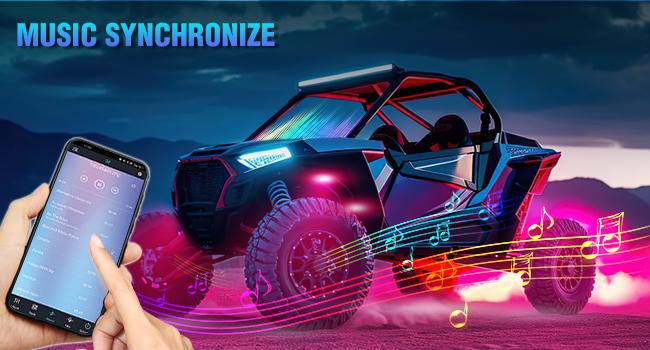 Nilight RGB LED Rock Lights Kit 6 PCS 18LED Wide Angle Wheel Well Light with Remote & Bluetooth App Dual Control Multi Modes Underglow Multicolor Neon Pod for ATV UTV SUV Offroad Truck RZR Boat  dealsforyoudays