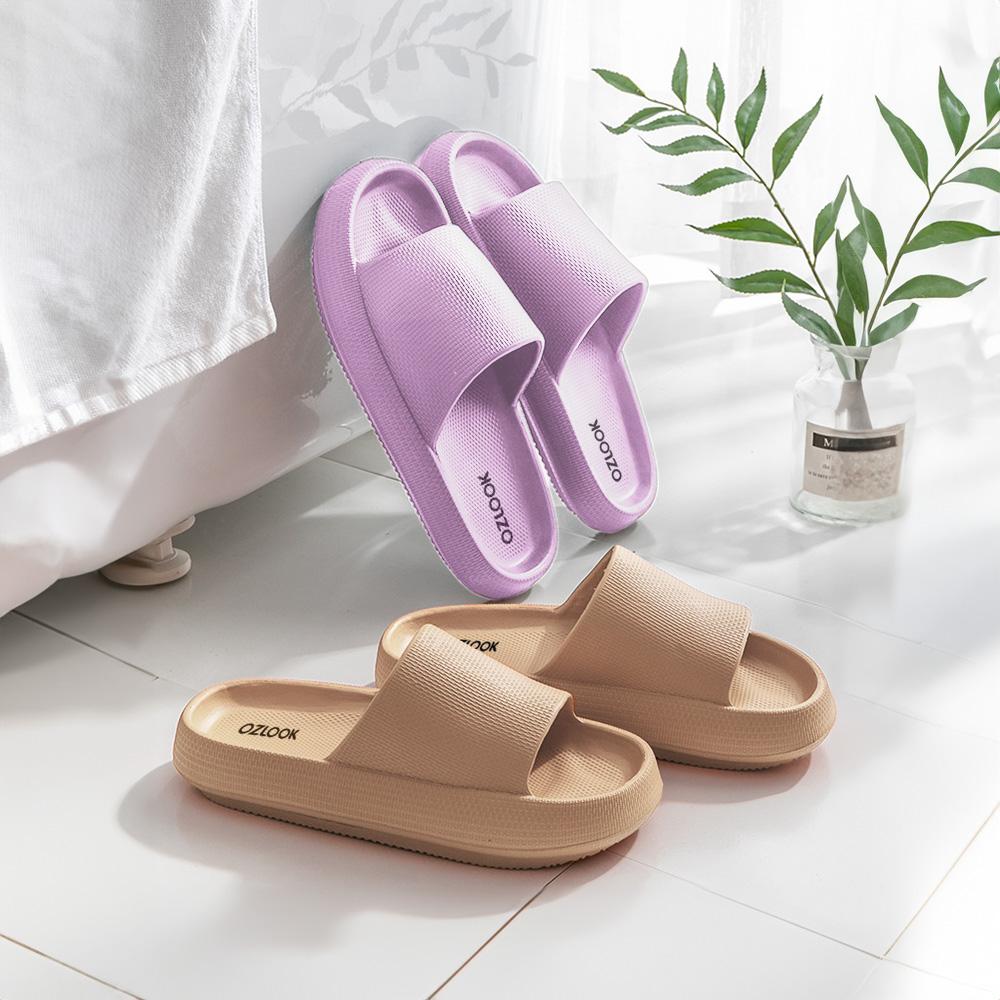 Cloud Slippers for Women and Men, Pillow Slippers Super Soft, Thick Sole Slides for Women with Anti-Skid Sole