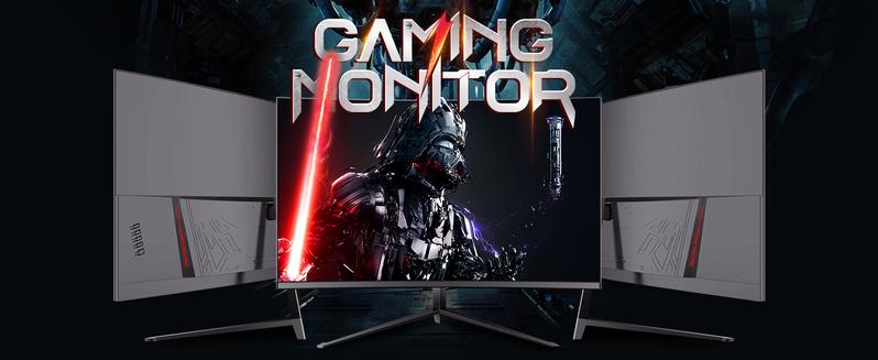 27 inch Curved Gaming Monitor,180Hz PC Monitor Full HD 1080P, Frameless 1800R Computer Display with FreeSync & Eye-Care Technology, Wall Mountable, DP, HDMI Port (Black)