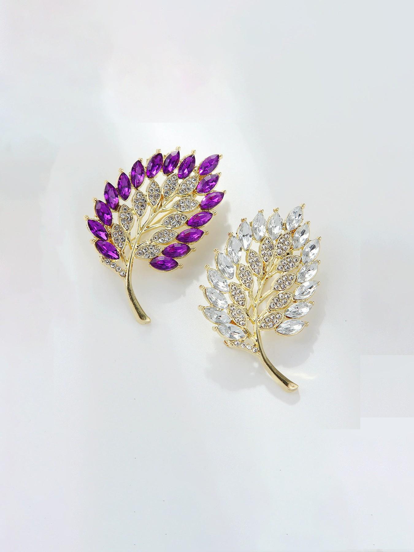 Leaf Brooch Pin Accessory Unisex Coat Decoration, Perfect Gift for Friends, Stylish Jewelry for Men and Women
