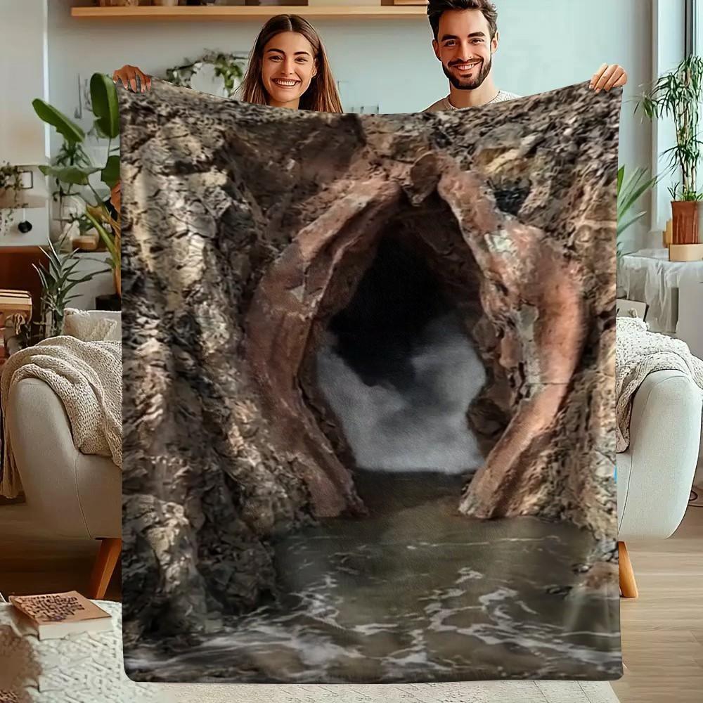 Funny Pattern Print Blanket, Flannel Series Bedding, Dormitory Blanket, Nap Blanket, Car Blanket, Office Blanket, Air Conditioning Blanket