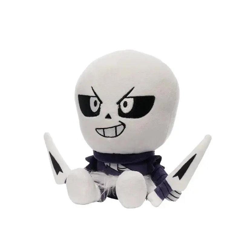 22cm Undertale Cross Sans Stuffed Doll Plushie Cosplay Decorative Cross Sans Pillow Doll Plush Toys Birthday Christmas Kids Gift