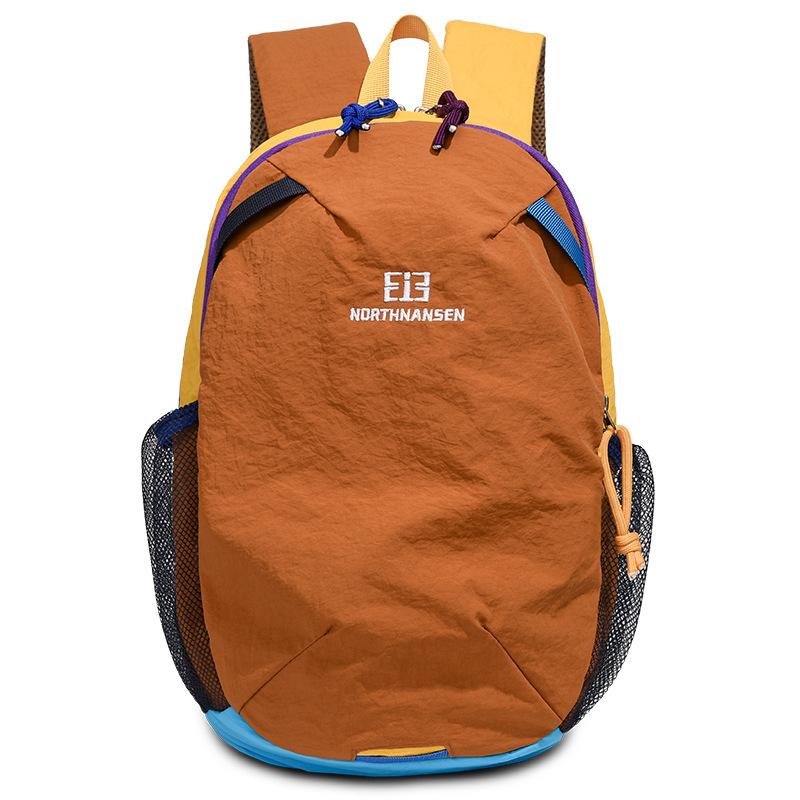 Unisex Minimalist Lightweight Mesh Outdoor Backpack for Adults, Zip Closure, Adjustable Padded Shoulder Straps, Anti-Splashing, High-Capacity, Stain-Resistant, Multiple Pockets, Wipe-Clean, Extra Stability, Casual Hiking Use