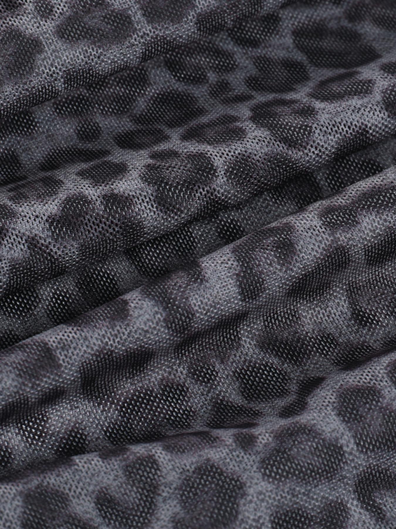 Women's Leopard Print Top, Casual Sleeveless Top for Summer, Women's Clothing for Daily Wear Top, Casual Comfy Cami