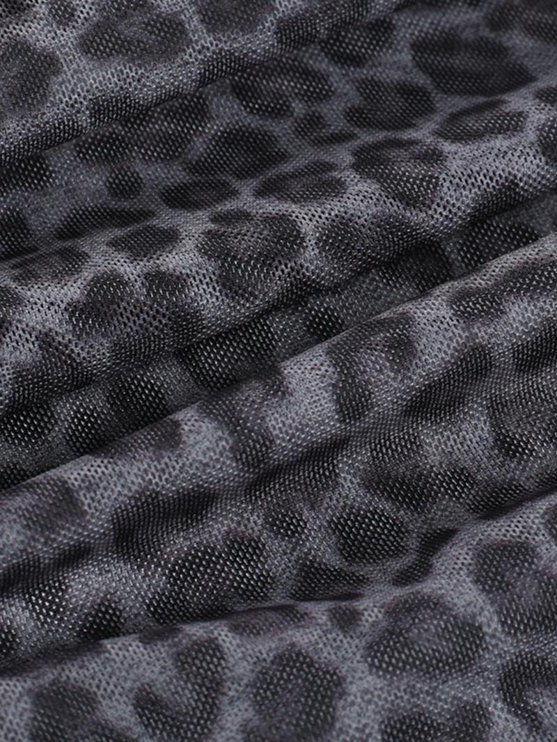 Women's Leopard Print Top, Casual Sleeveless Top for Summer, Women's Clothing for Daily Wear Top, Casual Comfy Cami