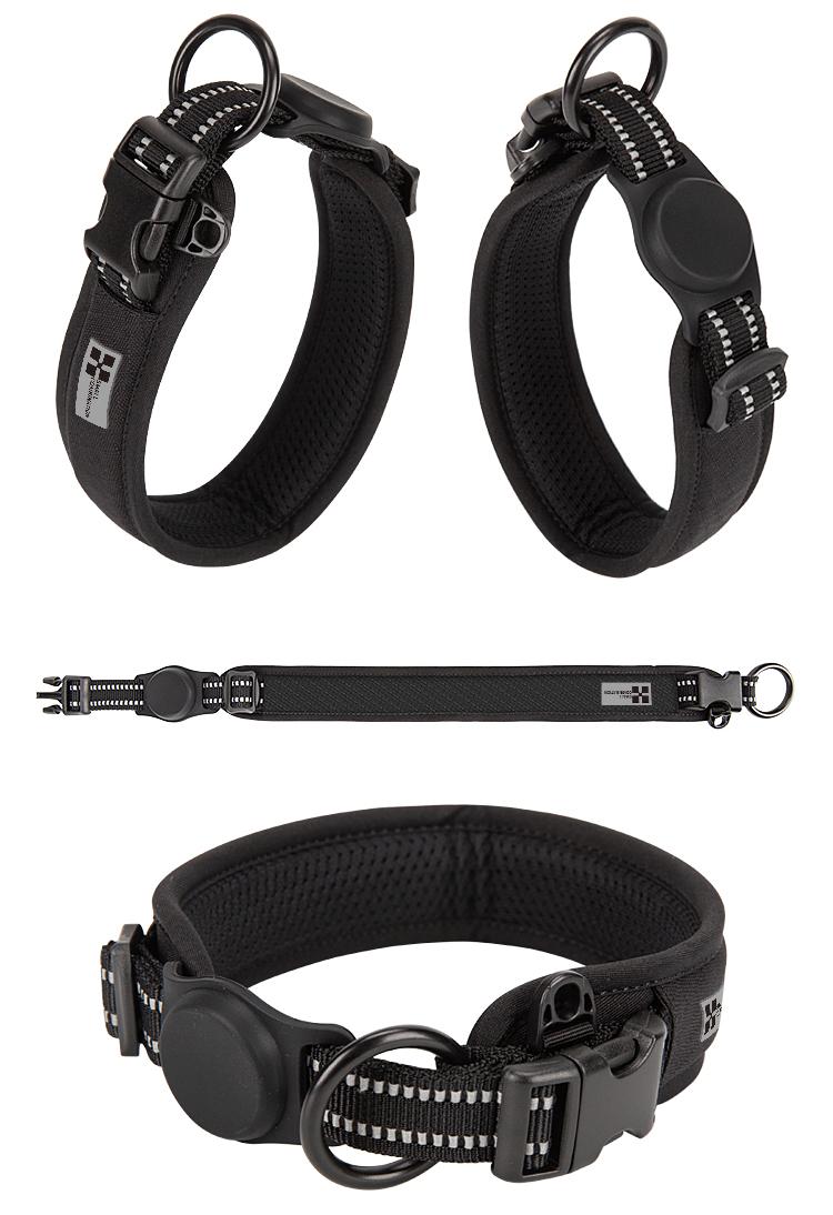 Adjustable Airtag Dog Collar Breakaway with ,Reflective with Dog Collar Airtag Holder,for Small, Medium & Large Dogs,Pet Supplies,Accessories,Gifts(No AirTag included)