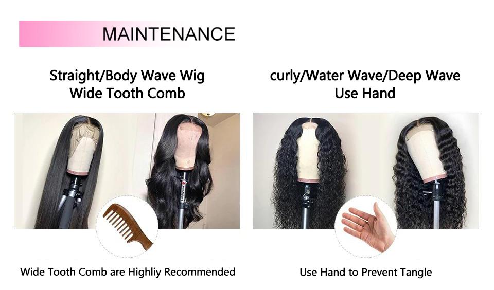 Glueless Wig Human Hair Deep Wave Wear And Go 5x5 6x4 4x6 HD Transparent Lace Front Human Hair Wig For Women Curly Ready To Wear Pre-Cut Lace Pre Plucked Natural Hairline Clearance Sale Bling Hair 180% Density 30 Inch