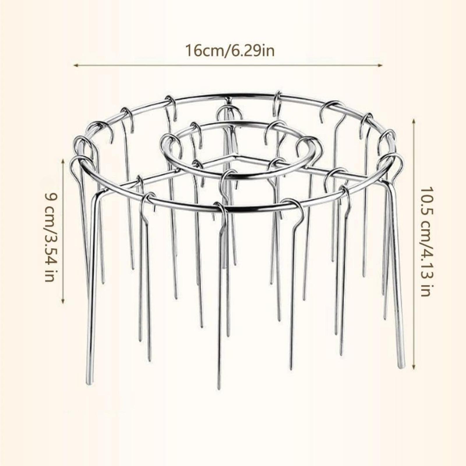 Air Fryer Grill Rack, Vertical Skewers for Air Fryer, Includes 24/48 Skewers, Stainless Steel, Non-Stick, Even Heating, Grill Replacement, Air Fryer Accessories, Grilling Accessories