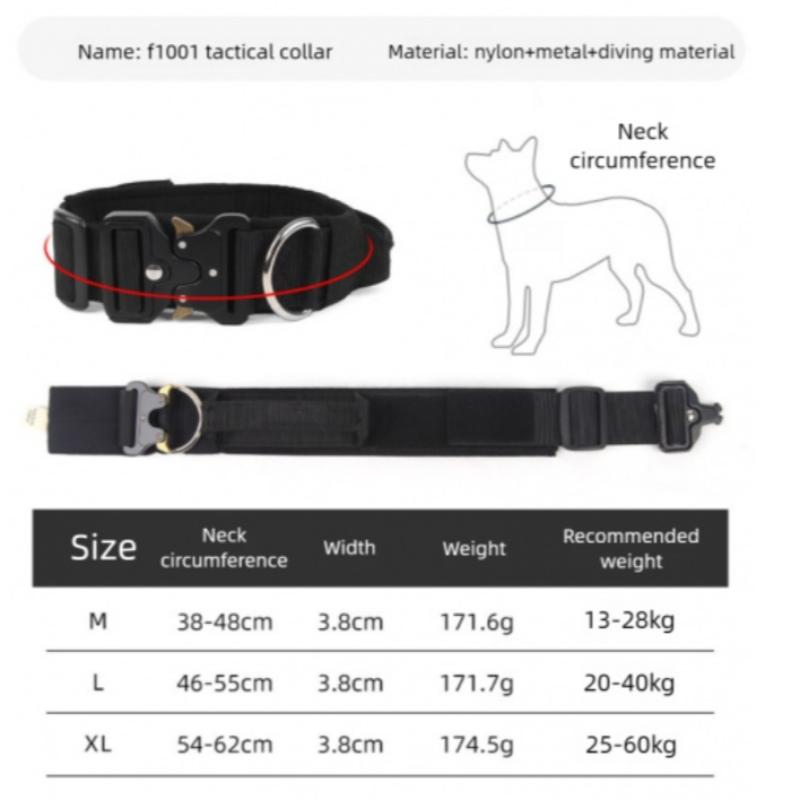 Dog Collar Explosion-Proof Tactical Collar with Handle