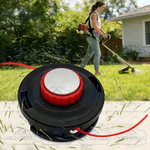 High-Quality Lawn Mower Blade, M10*1.25 Model, Suitable for Garden Machinery & Gasoline Mowers, Quick Install, Aluminum Cover, Bearing Included