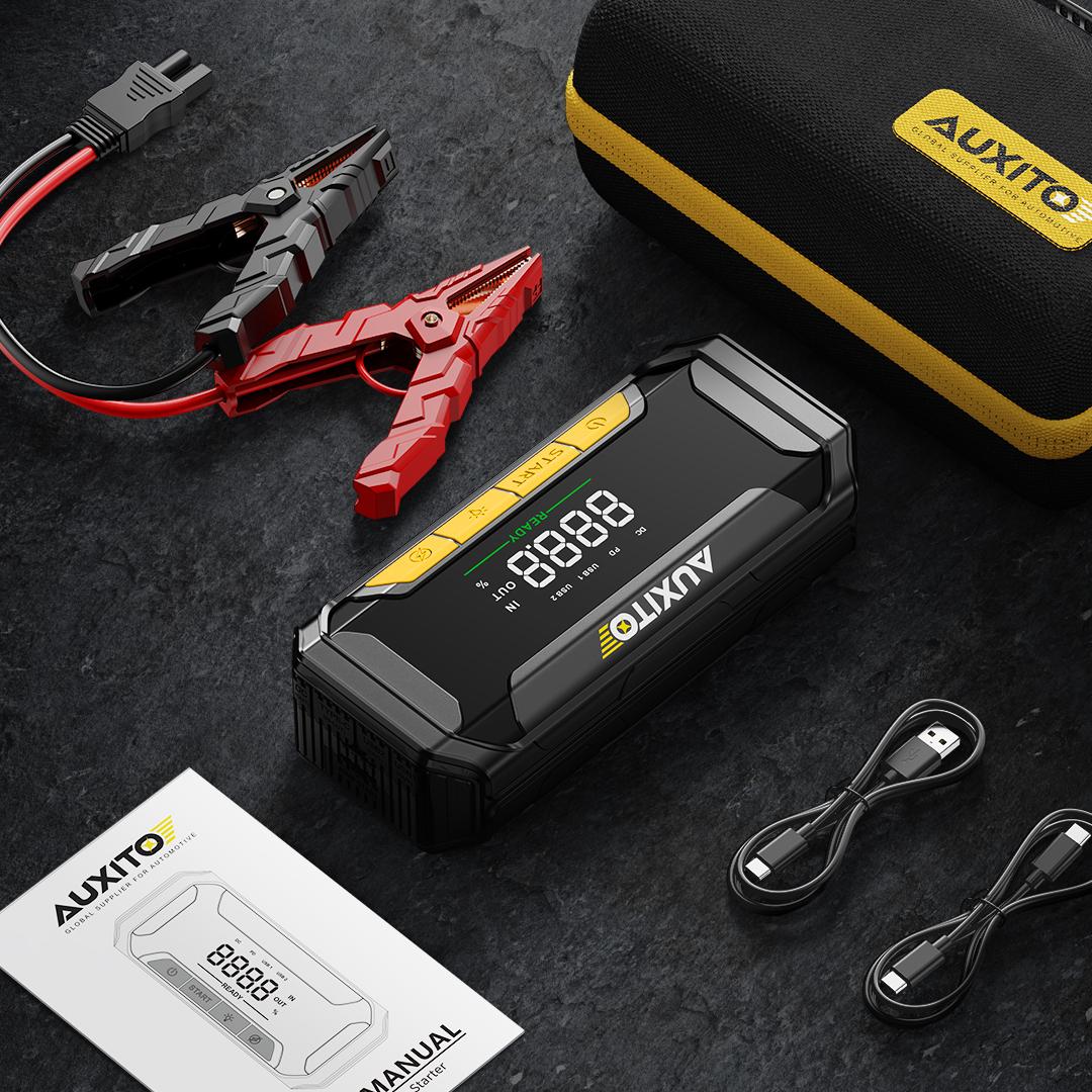 AUXITO Jump Starter 8000A Peak Jump Box(All Gas,up to 10.0L Diesel Engine) 12V Car Portable Battery Jump Starter ,Auto Battery Booster Pack,with 3-Mode Flashlight AUXITO Jump Starter 8000A Peak Jump Box(All Gas,up to 10.0L Diesel Engine) 12V Car Portable Battery Jump Starter ,Auto Battery Booster Pack,with 3-Mode Flashlight