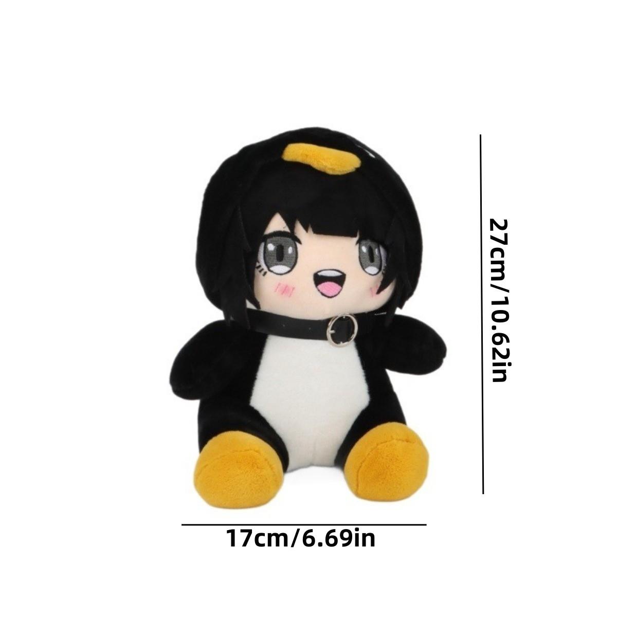 Arknights: Endfield Penguin Administrator Plush Toy, Cute Goo Goo Ga Ga Anime Plushie, Soft Stuffed Doll, Adorable Black & White Penguin Girl Plush, Perfect Gift for Fans, Kawaii Room Decor, Cuddly Stuffed Animals, Cute Animal Design