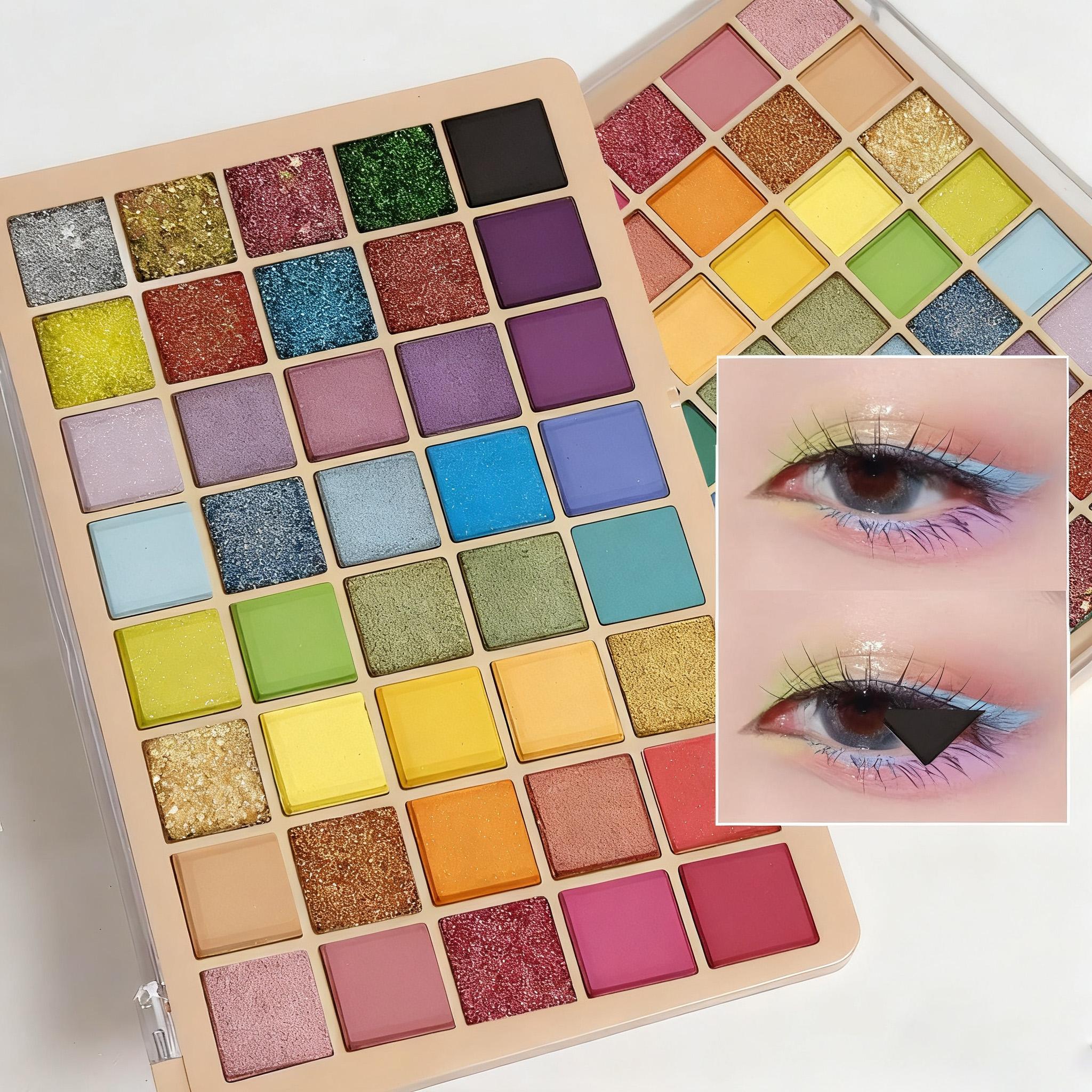 K'apine 40 Color Shimmer Matte Eyeshadow Palette, Professional Eye Makeup, High Pigment Long-Lasting, Perfect for Parties Daily Cosplay