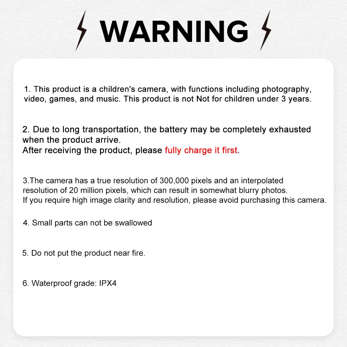 Cartoon Dinosaur Design Digital Camera, USB Rechargeable Video Camera Toy with 32GB Memory Card, Perfect Gift for Birthday & Holiday