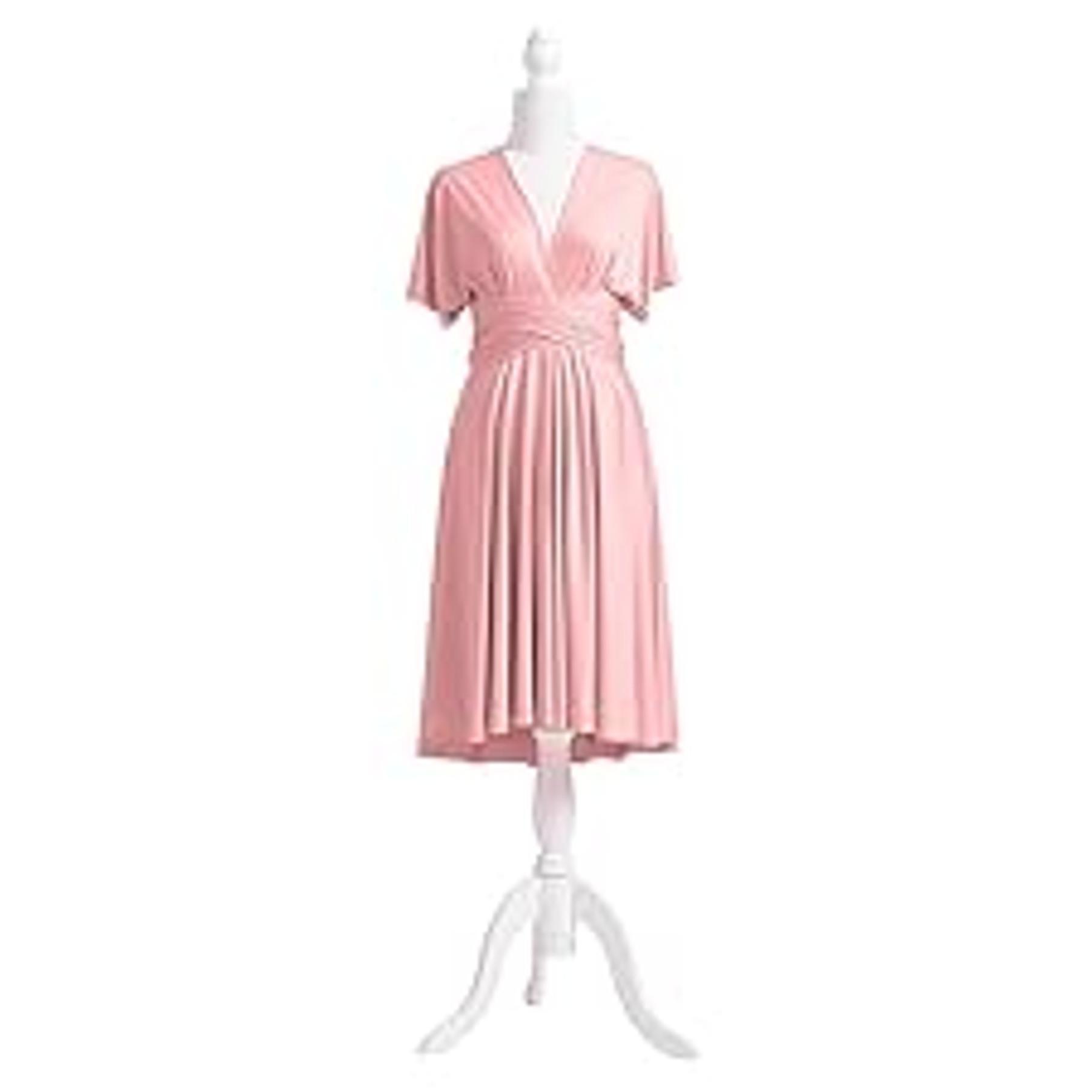 Women's Plus Size Long Infinity Dress - Bandeau, Convertible, Multi-Way Twist Wrap Dress for Beach, Prom, Cocktail Events, Fits Maternity Needs