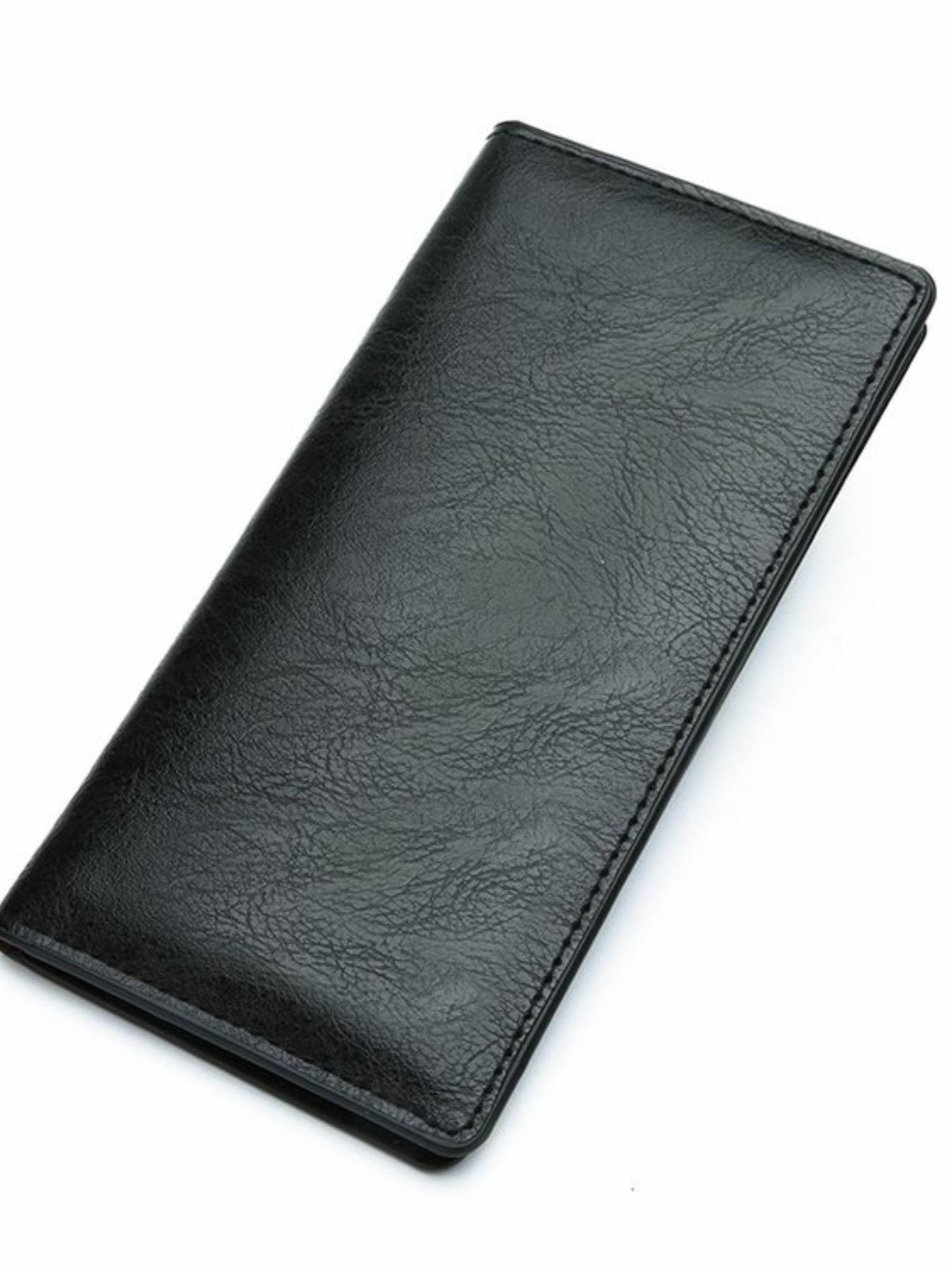 Vintage Long Wallet for Men, 2026 New Business Casual Large Capacity Handheld Bag, Multi-Card Slot Money Clip Card Holder