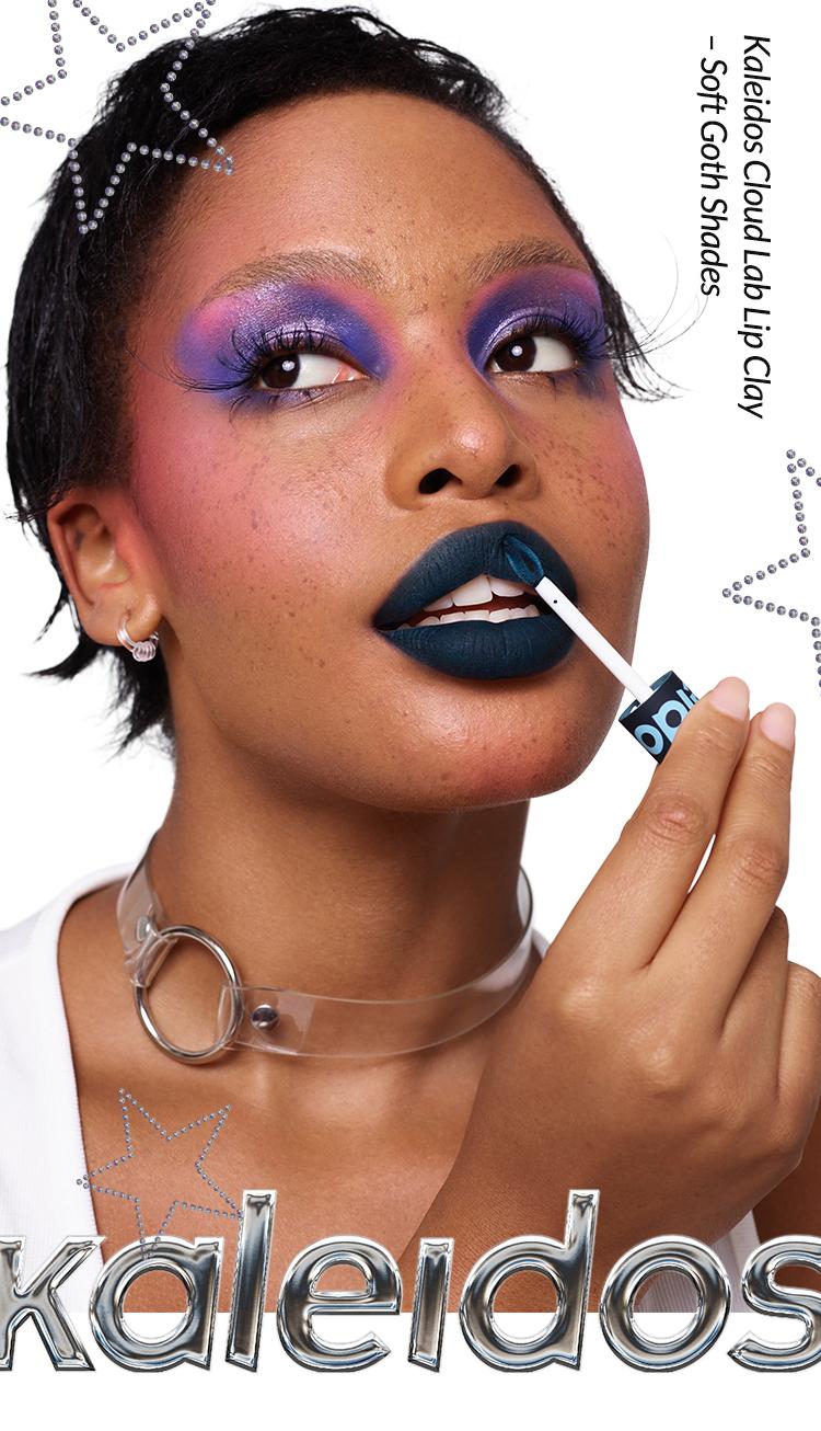 Kaleidos Cloud Lab Lip Clay - Gothic Shades | Velvety Matte, Lightweight & Long-Lasting, Rich & Buildable Color, Rave Makeup, Festival Makeup, Cosmetic Gift, Lipstick