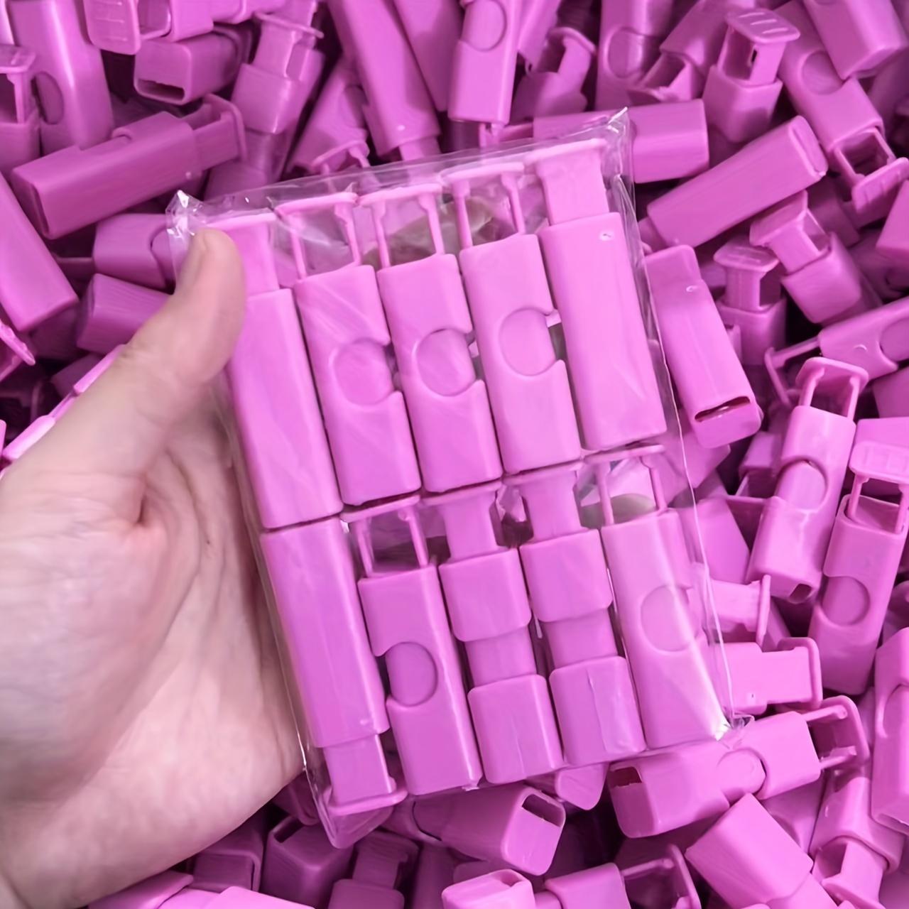 5-piece set  Reusable Food Sealing Clips, Random Colors, Plastic Seal for Freshness, Easy-To-Use Design, Ideal for Snacks & Bread Storage