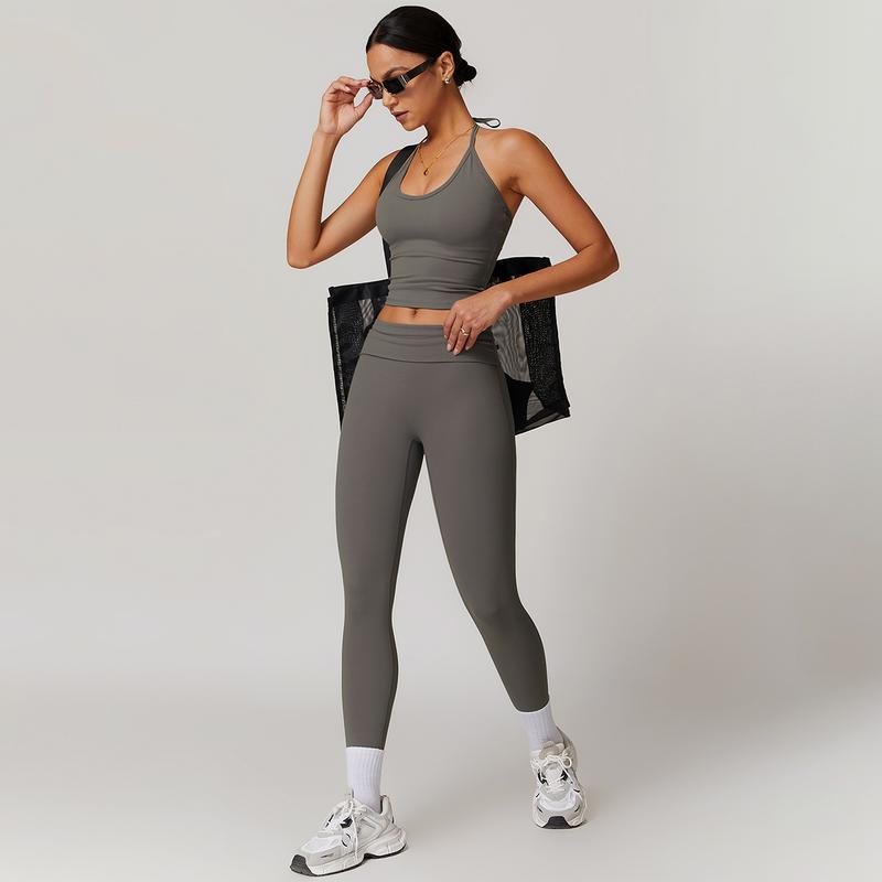 MASKERT Women's Yoga High Elasticity Tank Top Buttery Soft Home Commuting Activewear for Yoga Gym & Fitness