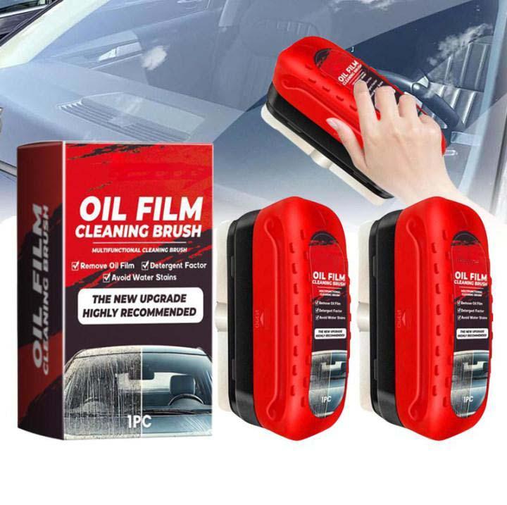 Oil Film Cleaning Brush for Car Windows Glass Cleaner with Anti-Fog Feature & Effective Oil Film Remover for Windshield & Window Cleaning Oil Film Cleaning Brush for Car Windows Glass Cleaner with Anti-Fog Feature & Effective Oil Film Remover for Windshield & Window Cleaning