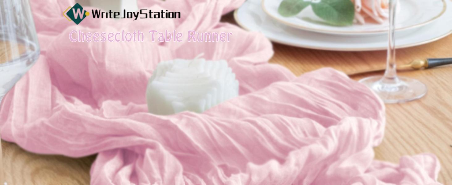 6 Pack Light Pink Cheesecloth Table Runner 23x120 inch Rustic Boho Gauze Table Runner 10 FT Long Sheer Cheese Cloth Fabric Table Runners for Romantic Wedding Bridal Shower Birthday Party Decor 6 Pack Light Pink Cheesecloth Table Runner 23x120 inch Rustic Boho Gauze Table Runner 10 FT Long Sheer Cheese Cloth Fabric Table Runners for Romantic Wedding Bridal Shower Birthday Party Decor