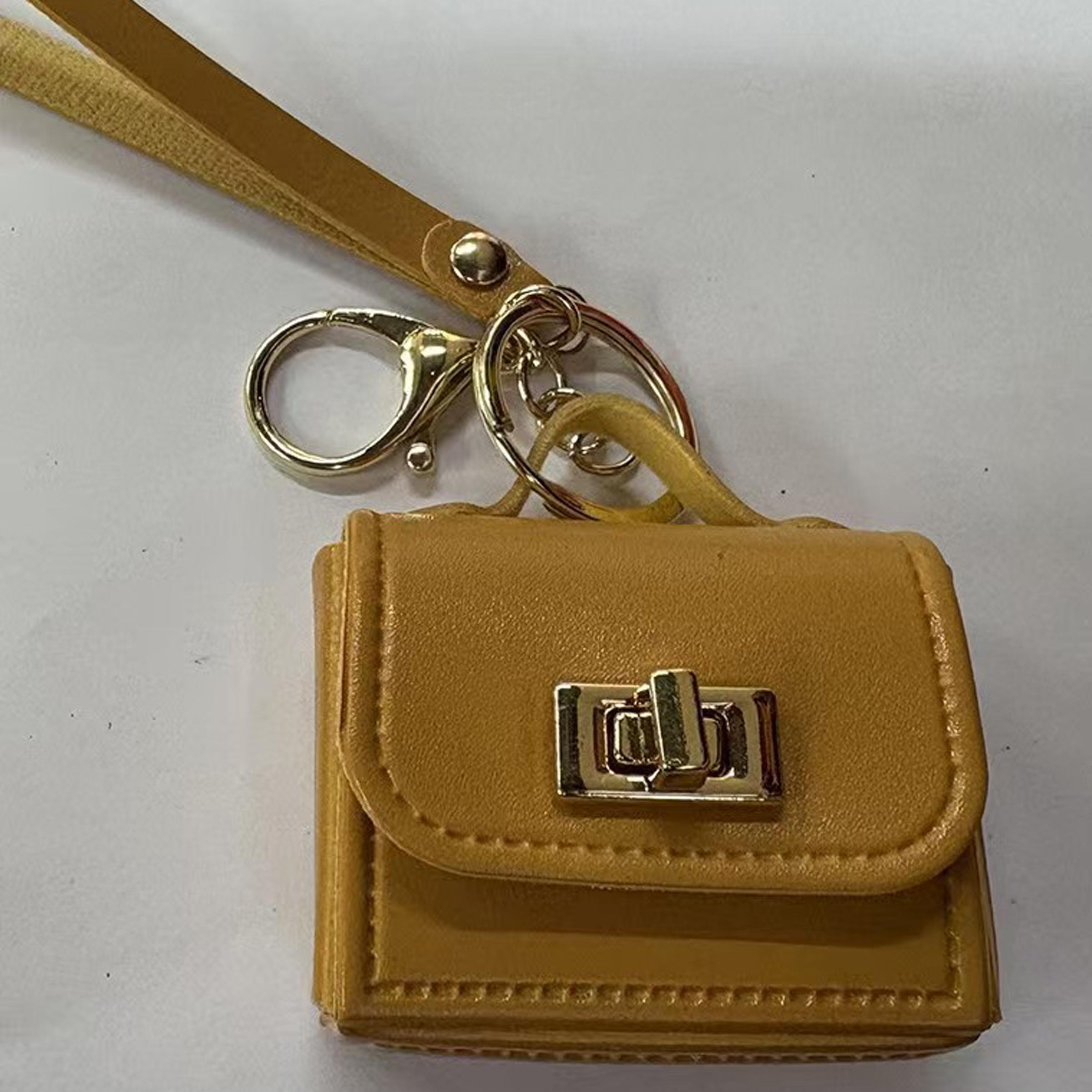 Leather Bag, Wireless Earphone Case, Headphone Bag, Multi-Functional Coin Purse, Fashionable High-Quality Mini Wallet, Creative Personalized Design