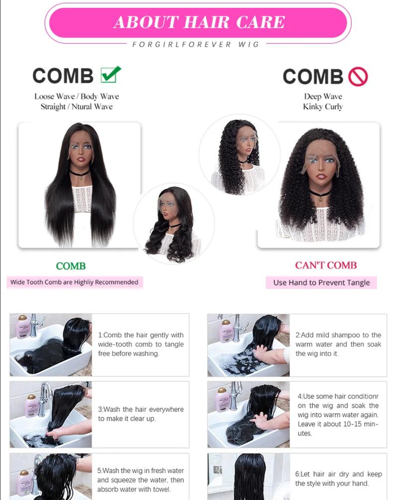 Moreface Beauty Water Wae Pre-Bleached Knots Wig Human Hair Lace Frontal Wigs Natural Color Deep Wave Wig Transparent Lace Frontal Human Hair Wigs Kinky Curly Lace Front Wig