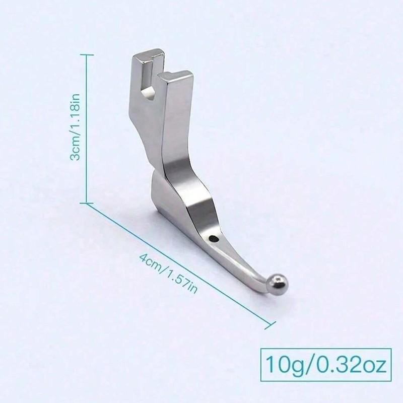 New Full Steel Presser Foot Silver Color Design, Ideal for Wedding Dresses and Sequins, Compatible with Brother Sewing Machines, Sewing Supplies Crafts