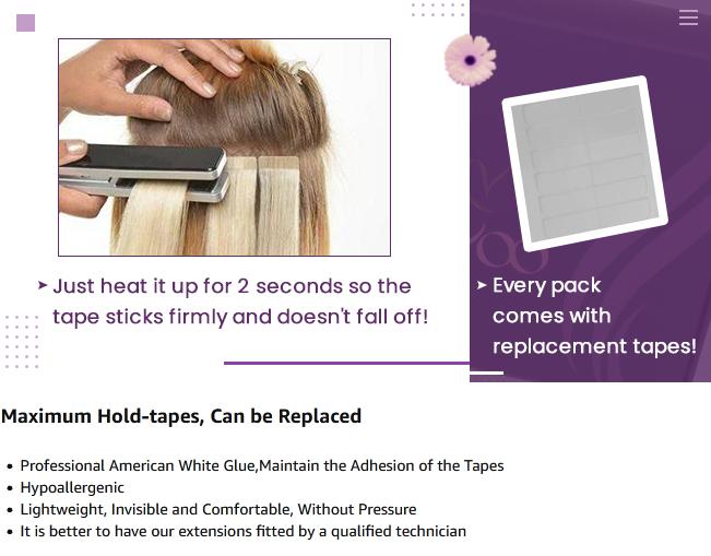 LaaVoo Human Hair Tape in Extensions Balayage Tape in Hair Extensions 20 Counts FallFreshness SpringStatements